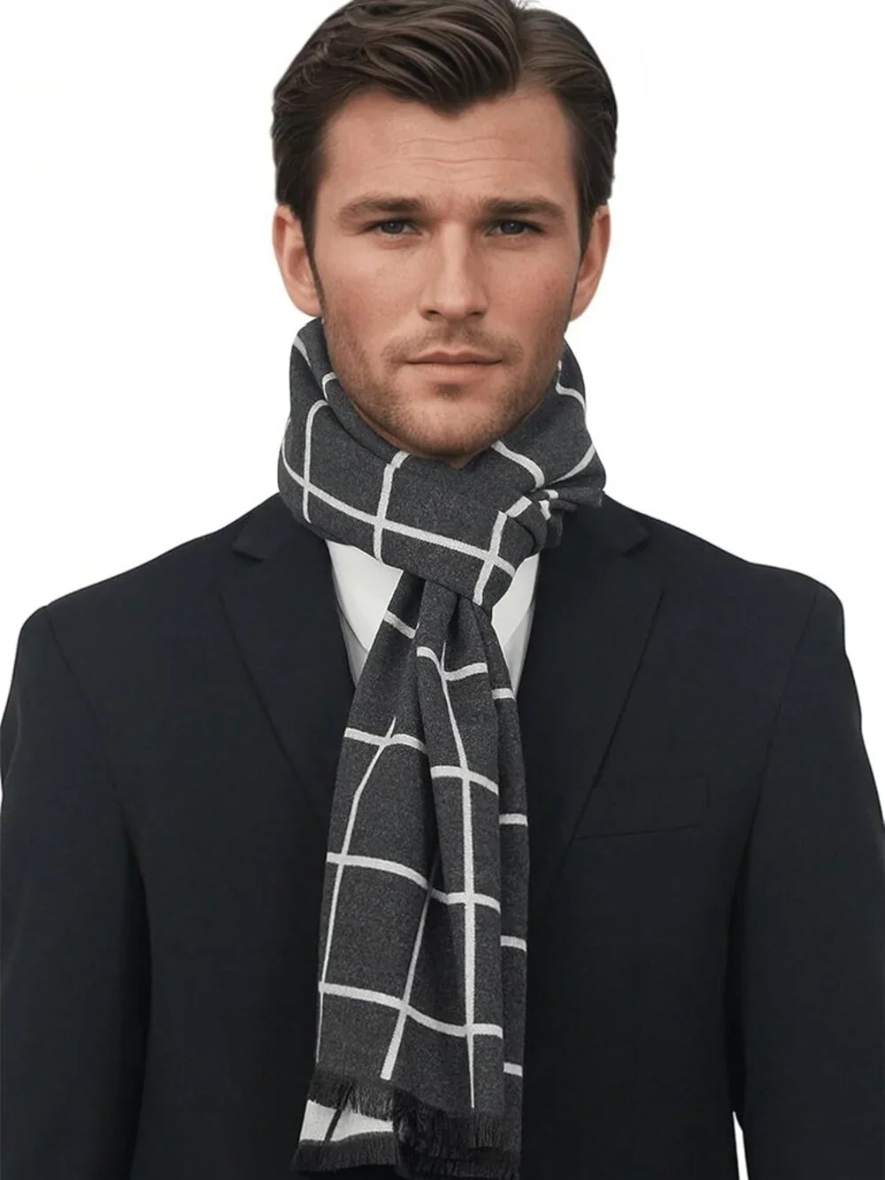 Ultra Warm Soft Durable Stylish Men's Scarf - Gift Boxed Winter Accessory